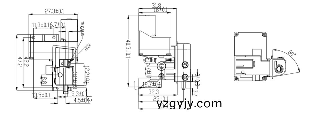 OT-54GF竈(zao)具(ju)減速電(dian)機(jī)|小型減(jian)速齒(chi)輪(lun)箱|減速髮達(dá)|直流(liu)減速(su)電(dian)機(jī)(ji)-萬(wan)至達(dá)電(dian)機(jī)