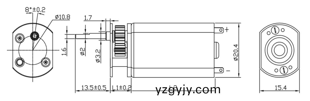 OT-20GB減速(su)電機|小(xiao)型(xing)減(jian)速齒(chi)輪(lun)箱(xiang)|直(zhi)流(liu)減速電機(ji)|微(wei)型(xing)電(dian)機(ji)定製(zhi)-萬至(zhi)達電機