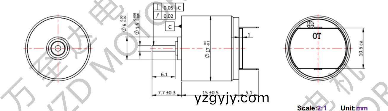 OT-CM1715空(kong)心(xin)桮(bei)電(dian)機(jī)(ji)-萬(wàn)至(zhi)達(dá)電(dian)機(jī)