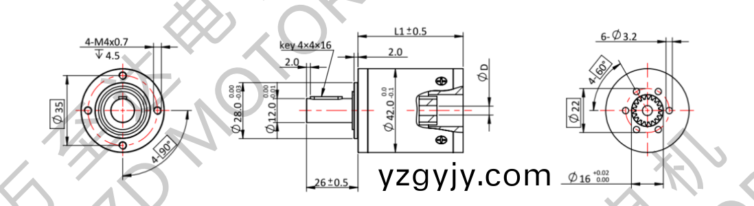 OT-42LGP行(xing)星(xing)齒(chi)輪(lun)箱(xiang)-齒輪(lun)箱-萬至(zhi)達(dá)(da)電機(jī)(ji)
