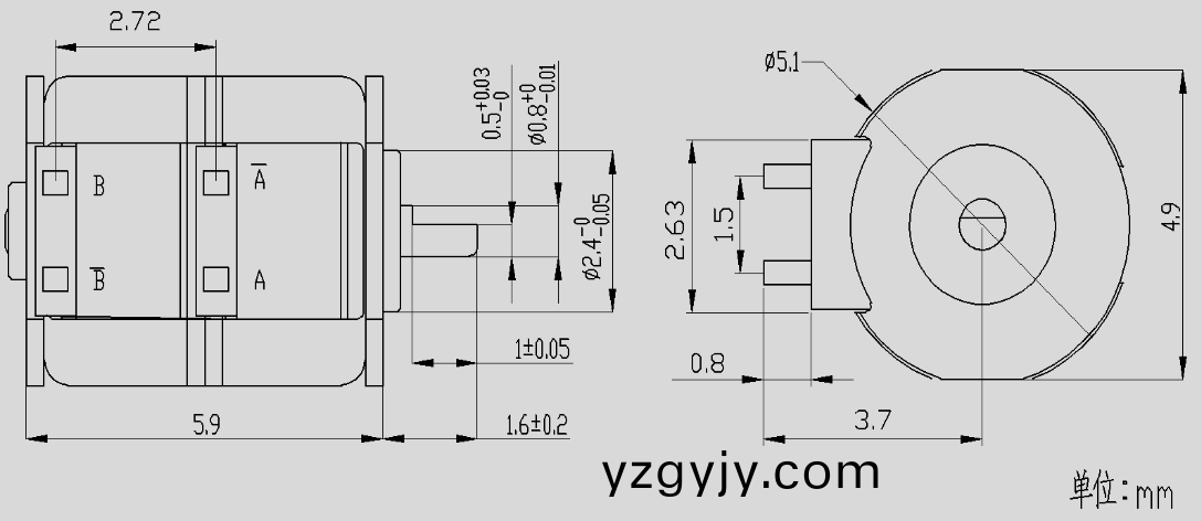 OT-SM05步進(jìn)電(dian)機(jī)_5mm微型步(bu)進(jìn)電(dian)機(jī)(ji)_鏡(jing)頭馬(ma)達(dá)(da)-萬(wàn)(wan)至(zhi)達(dá)(da)電機(jī)(ji)