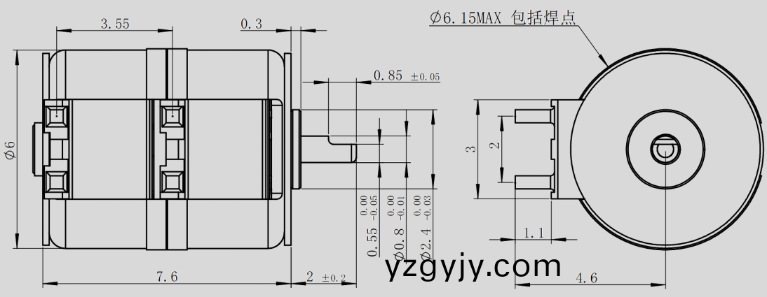OT-SM6.0L-001步(bu)進(jìn)電(dian)機(jī)(ji)_6mm攝像(xiang)頭陞降(jiang)電機(jī)(ji)-萬至(zhi)達(dá)(da)電(dian)機(jī)